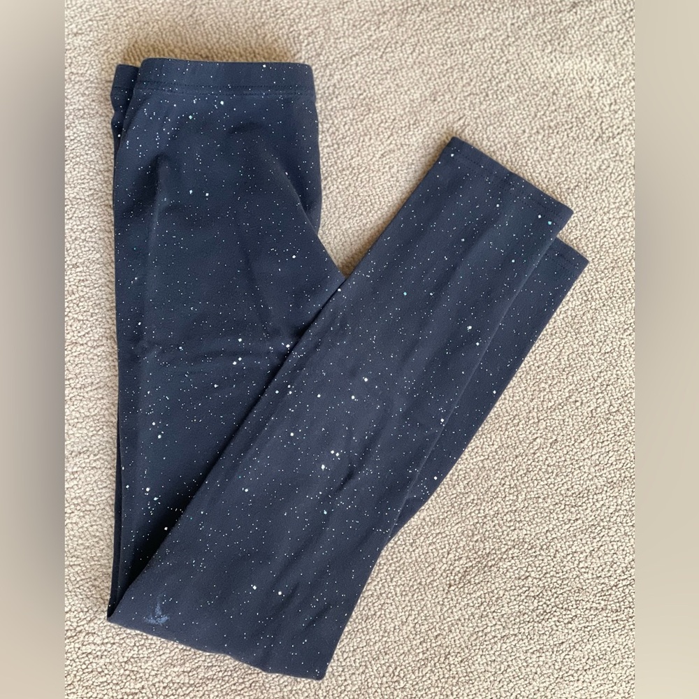 Old Navy Girls 14 Sparkly Stretchy Leggings